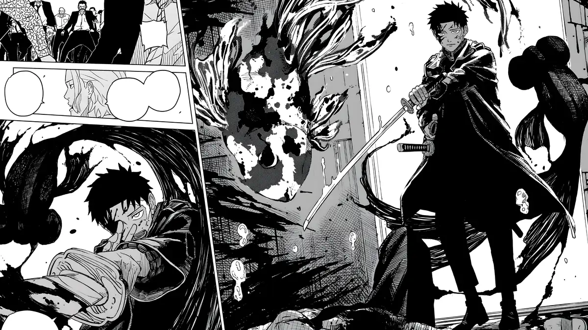 Kagurabachi sword combat scene