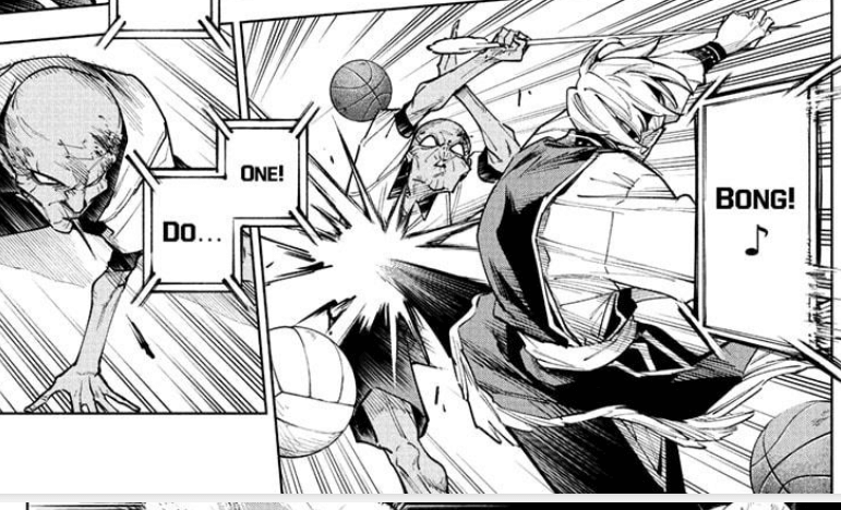 Tsurugi and Yuka Okkotsu character interaction from pages 14-15