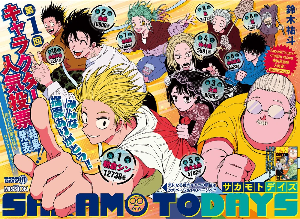 Sakamoto Days Manga Artwork