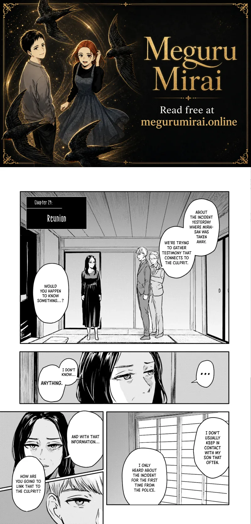 Meguru Mirai Chapter 24 - Page 1 - Meguru Mirai manga Chapter 24